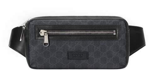 marsupio tracolla gucci uomo|Marsupio con jumbo GG in pelle nera .